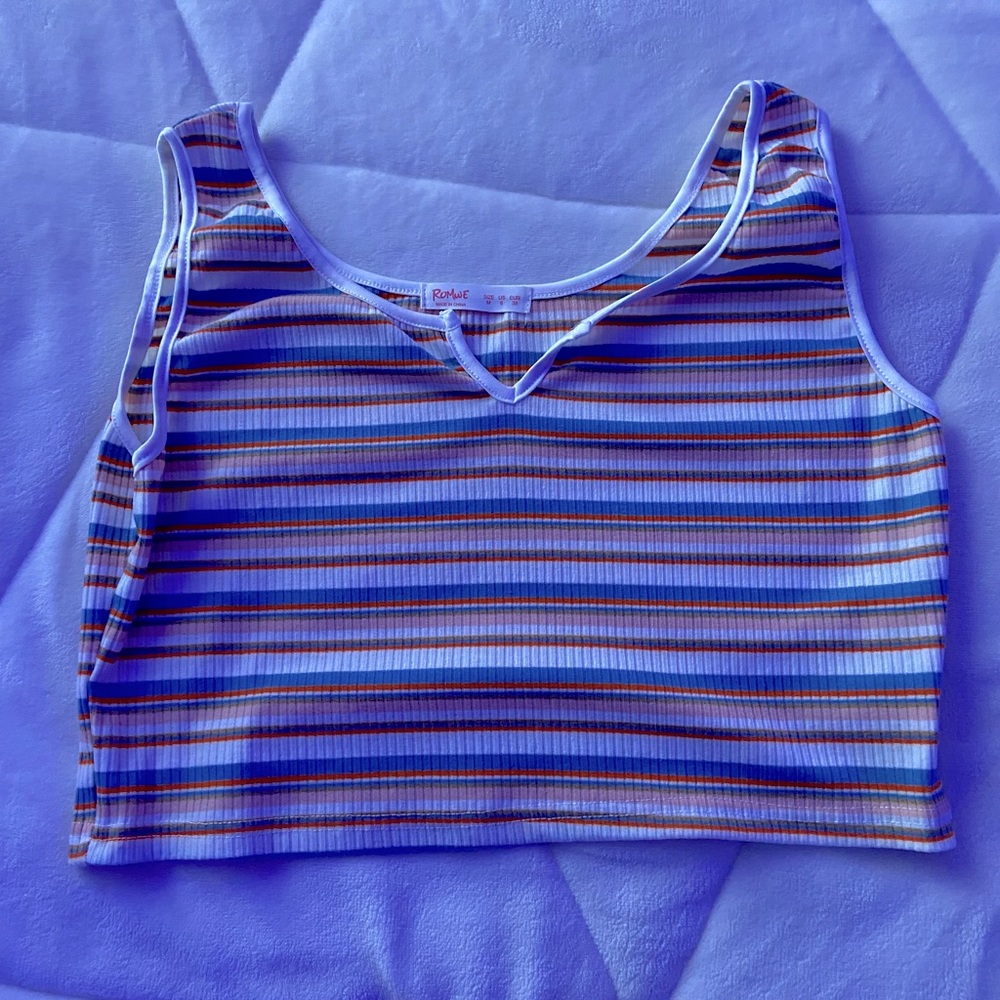 CROPPED MULTI COLOR TOP